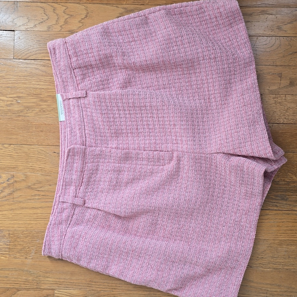 Pink Women's Tweed Shorts